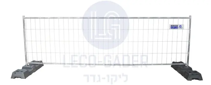 גדר זמנית חכמה לאתרים ואירועים — פאנל גדר נמוכה לתיחום והכוונת קהל