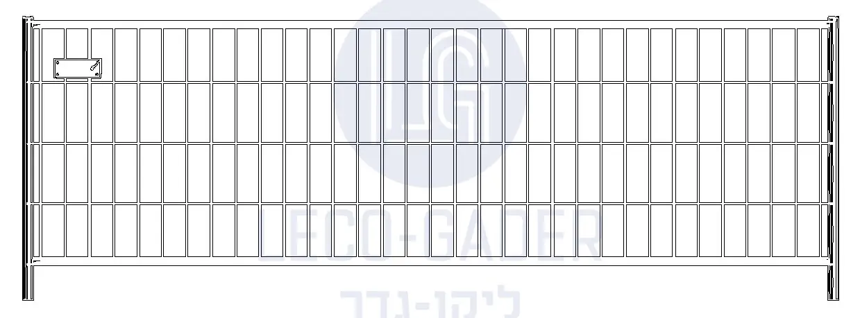 גדר נמוכה להכוונת קהל באירוע — תכנון זרימת קהל עם גדר זמנית